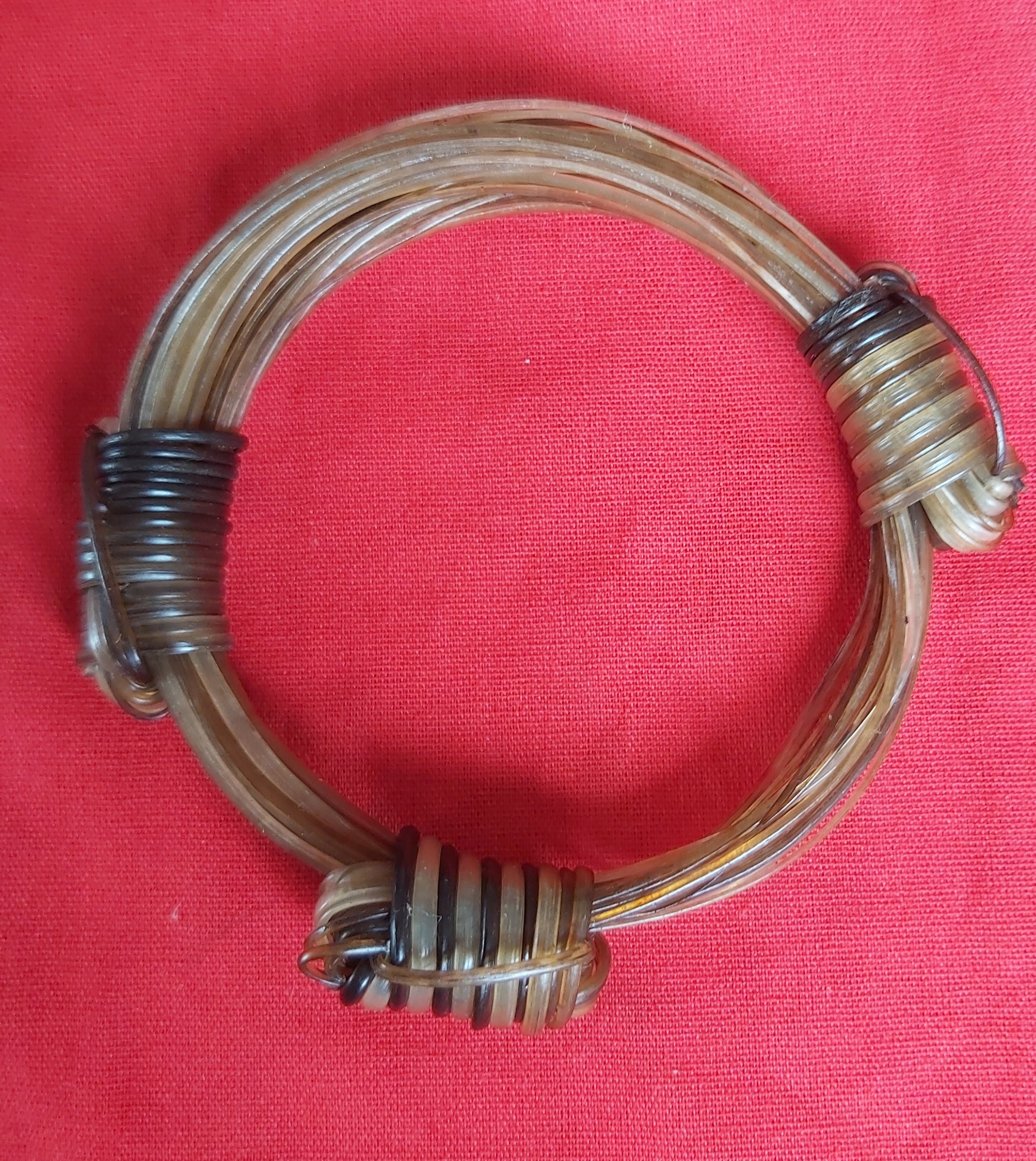 MC14 Multy color elephant hair bracelet 3.5" diameter