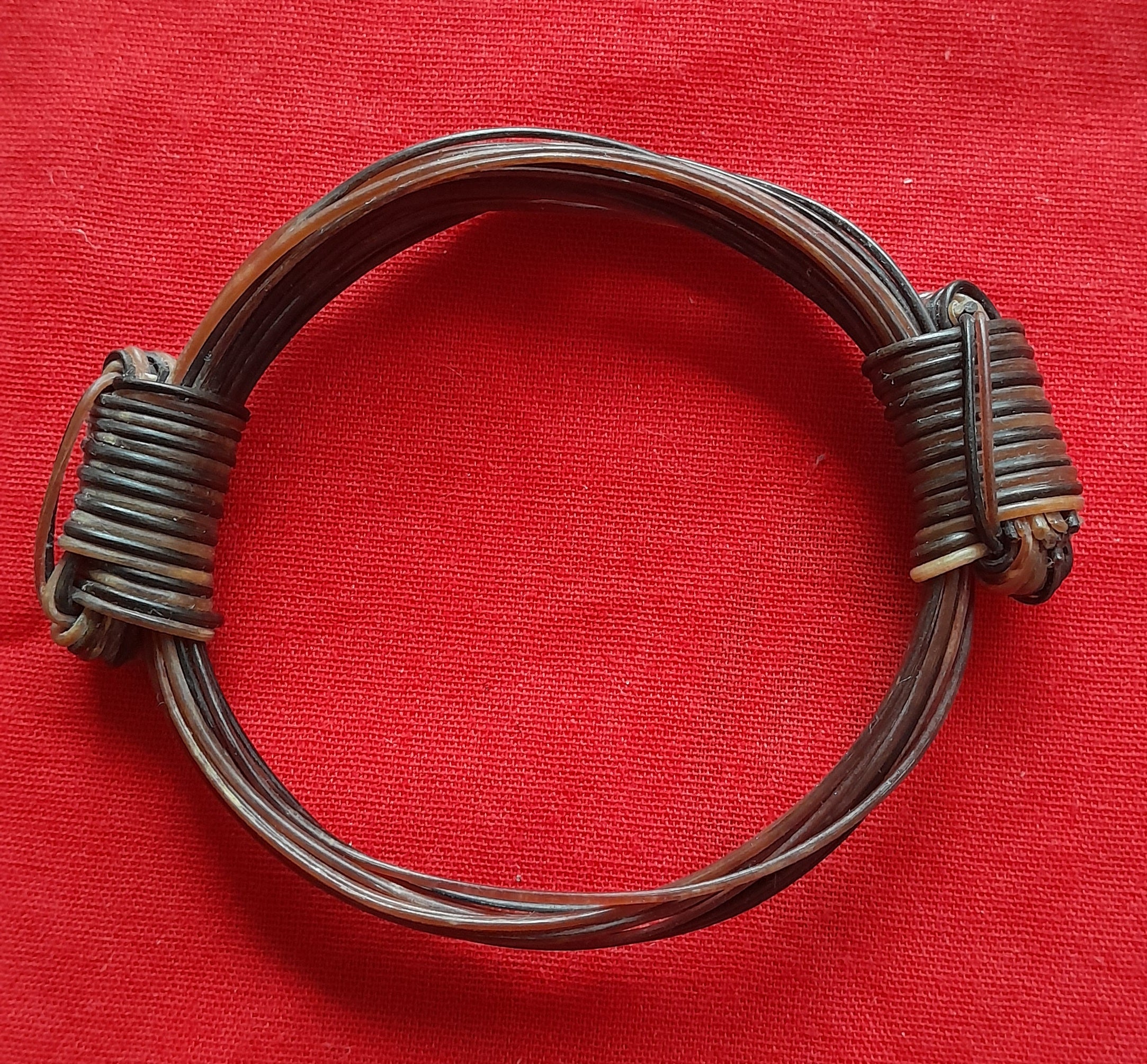 MC4 Elephant hair bracelet max. Diam 3.5"