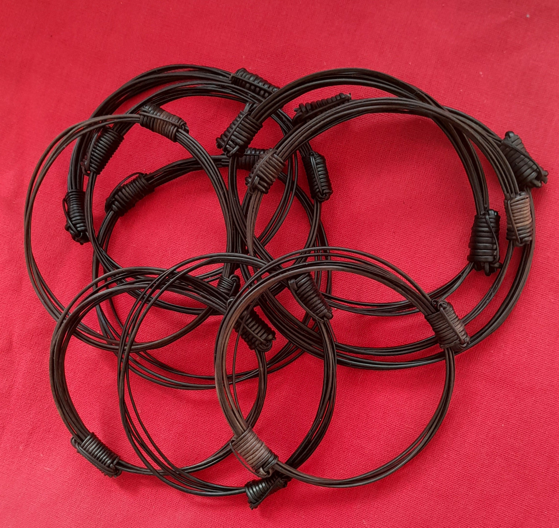 BB410 Save $964 Lot x 10 sliding knot 4 elephant hair bracelet