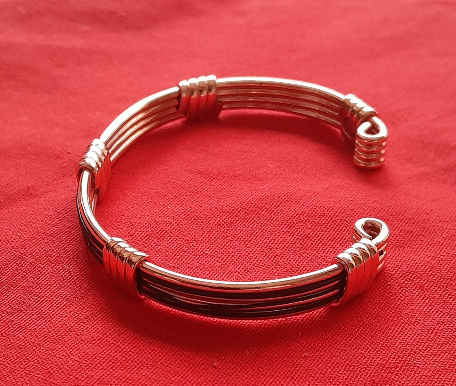 TEM1 Copper & Elephant hair bracelet