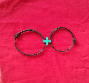 JE256 Save $50. His & Hers. Set of 2 Elephant Hair Bracelets