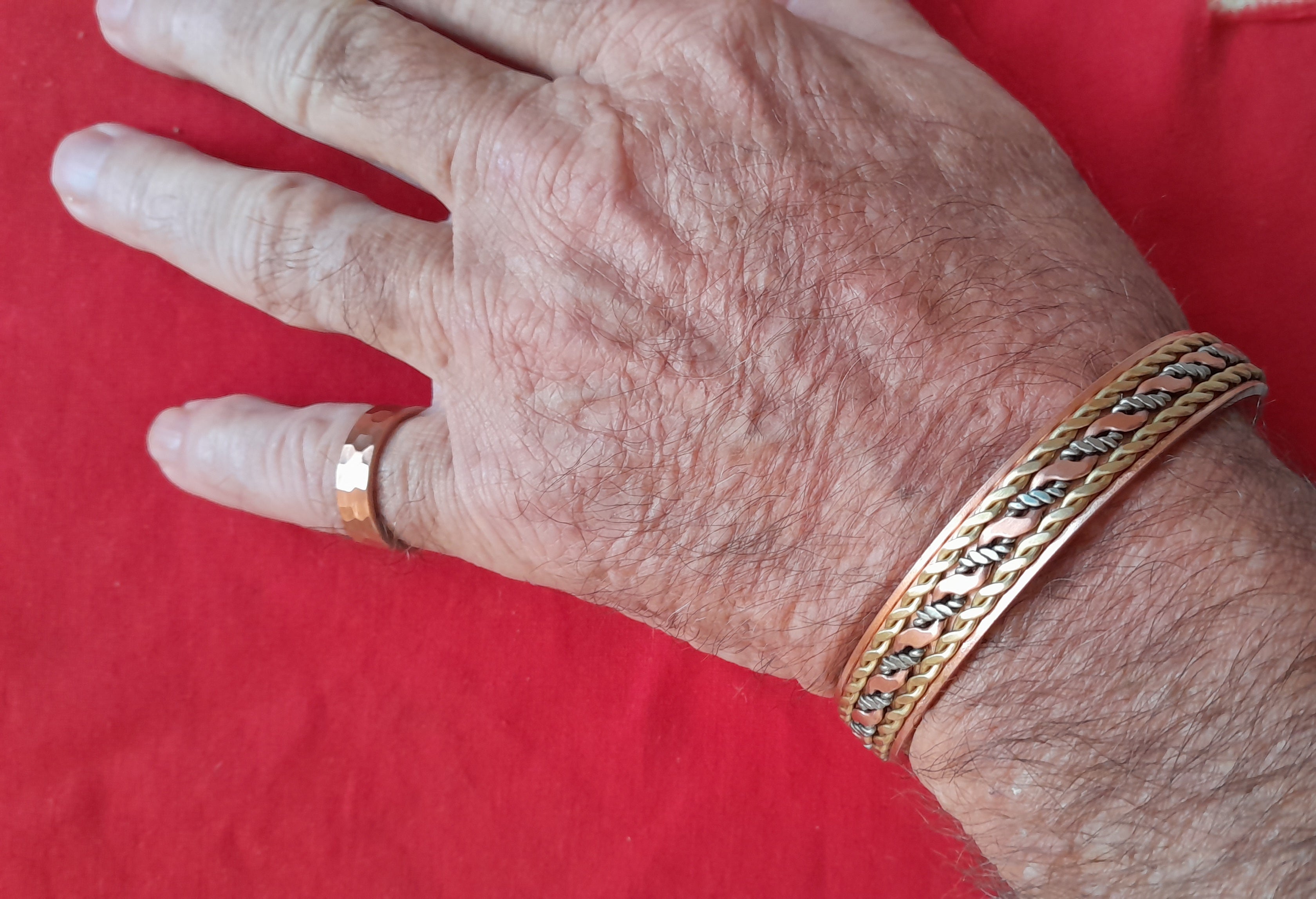 CS3 5 Elephant hair bracelet and Free copper bracelet