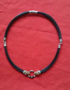 NEC1 Elephant hair necklace.