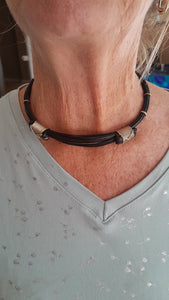 NEC2 Elephant hair necklace.