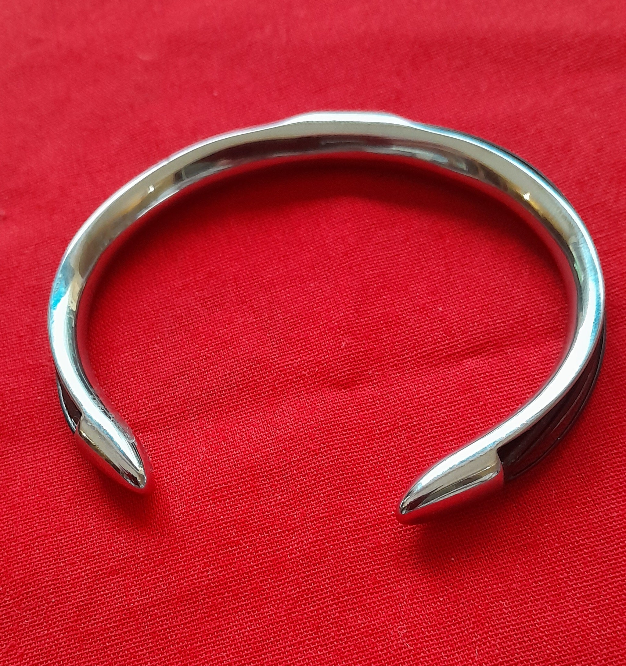 LEE9 Elephant hair bracelet and sterling silver
