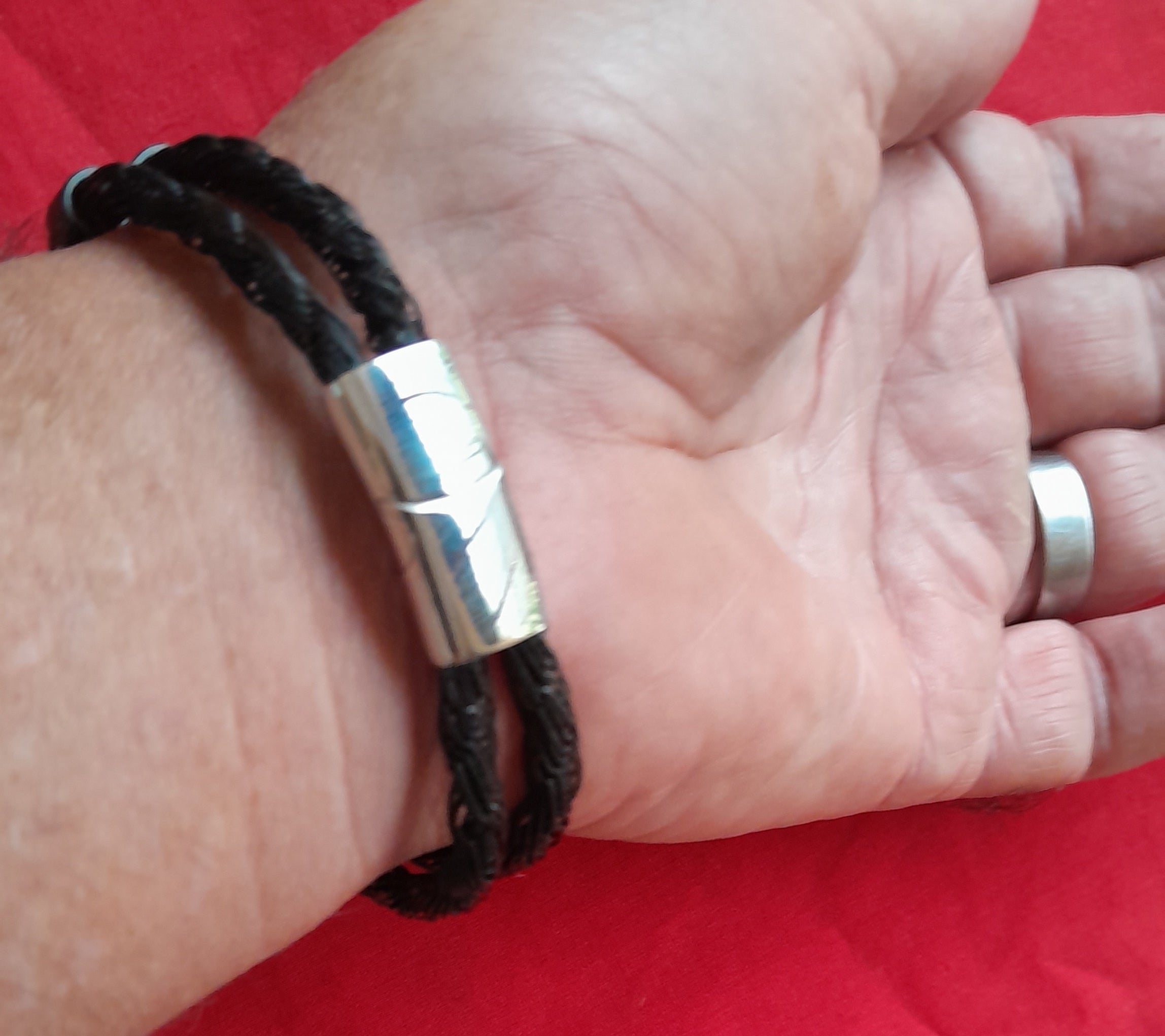 GIR22 Extremely unique giraffe hair bracelet combo