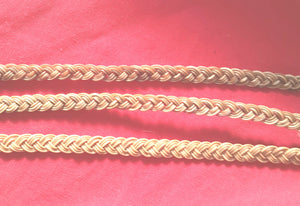 WPB Plain elephant white hair braids, various widths, no clasp