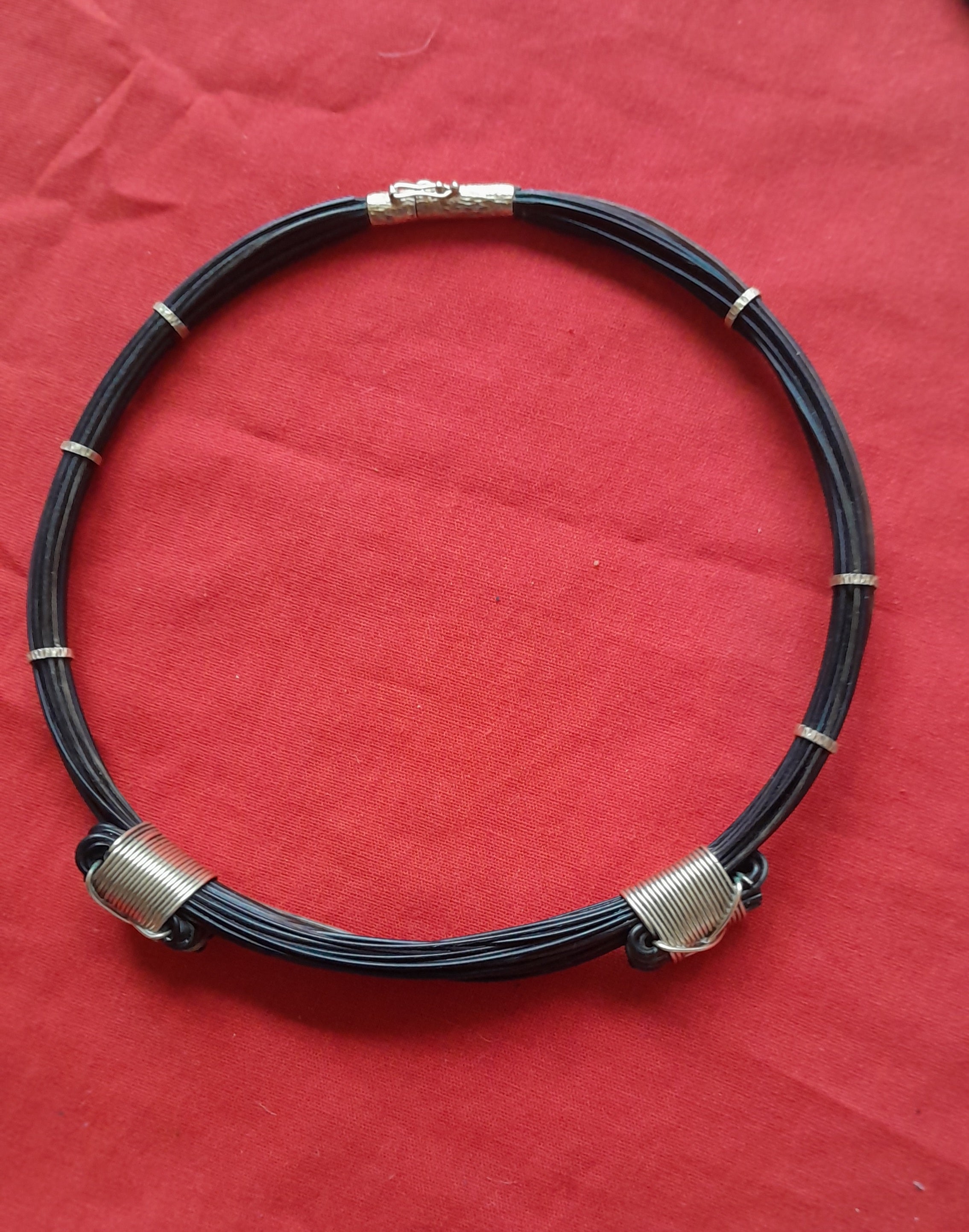 NEC2 Elephant hair necklace.