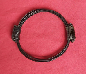 JET13 Thickest elephant hair bracelet 3.5" diameter