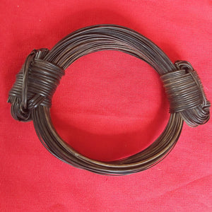VB8 2 Knot very bulky elephant hair bracelet 3.5" max. Diameter
