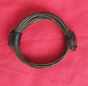 BB9 Brown/black elephant hair bracelet 3" diameter