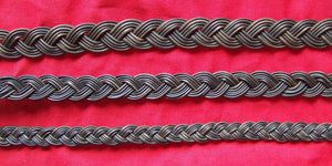 These are plain braided elephant hairs with no clasp. Fit your own custom clasp. These braids come in 3 different widths, to make different thicknesses of bracelets. If you'd prefer a custom width, please contact us with your request. All requests welcome. These braids come in a length of 9.5"/24cm. - BNC