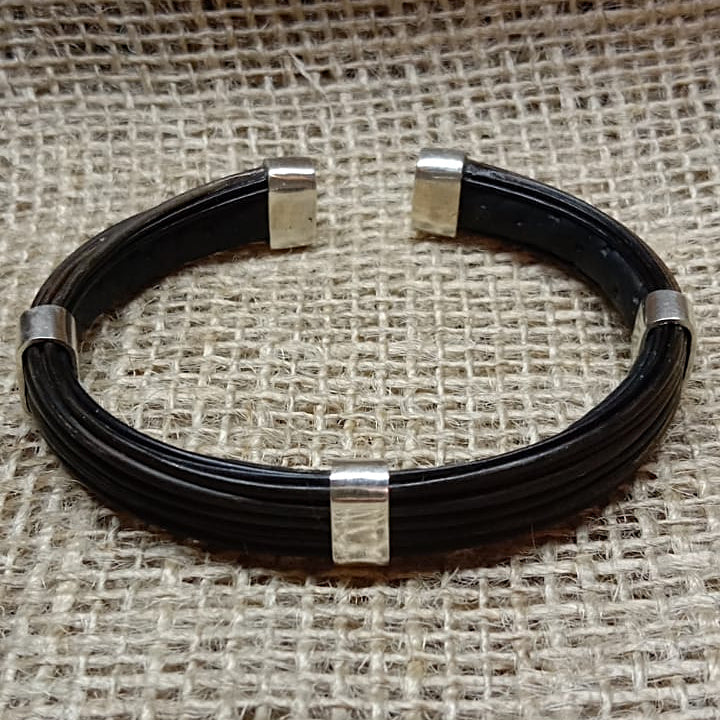 Buy Premium Rare Black African Elephant Hair Tail Bracelet, Sukothai  Traditional Art Work with 925 Sterling Silver Jewelry Lucky Thai Art Style  #36 - Shipped from Thailand Online at desertcartINDIA