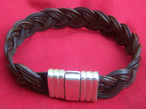 It is said that elephant hair is imbued with strength, patience, wisdom, luck, cunning and peace. Add a little luck to your life with the strength of an braided elephant hair bracelet. - ME5